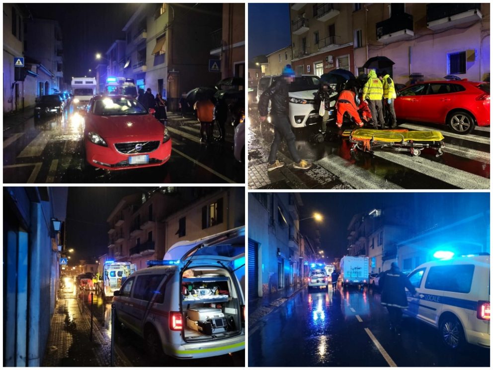 Imperia Investita Da Un Auto Mentre Attraversa Sulle Strisce Pedonali