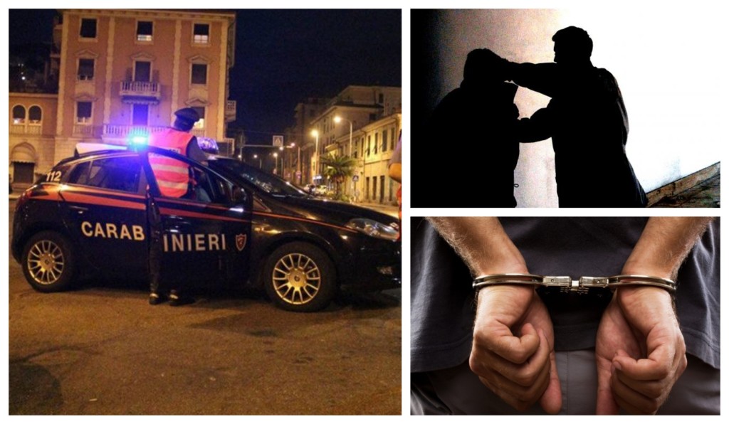 carabinieri arresto manette escandescenza