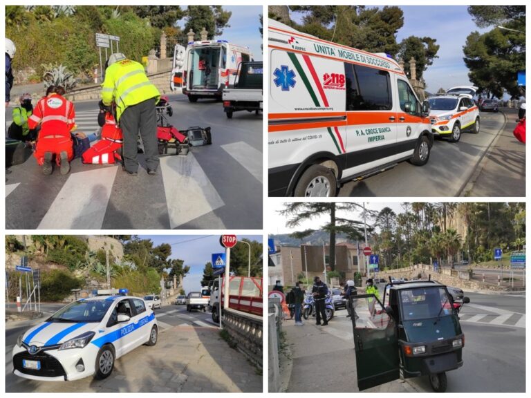 Imperia: Viale Matteotti, Pedone Travolto Da Un'Ape Mentre Attraversa ...