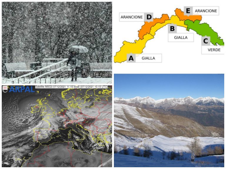 Imperia: Maltempo, 8 Dicembre Sotto La Neve. Scatta Allerta Meteo ...