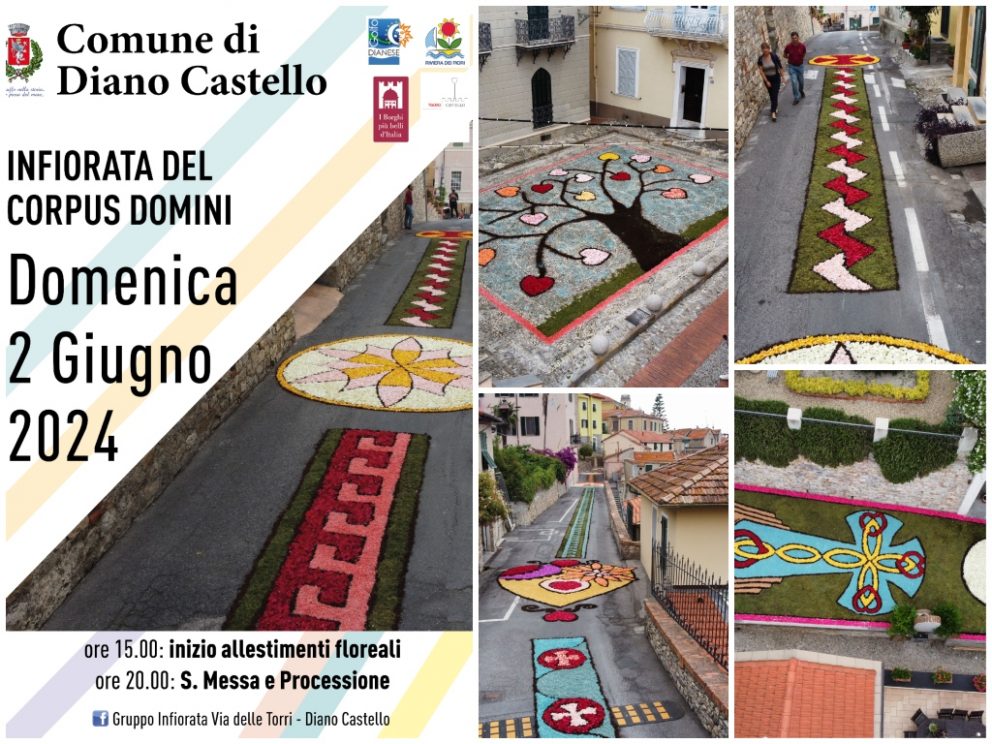 Diano Castello Domenica Giugno Torna La Tradizionale Infiorata Del